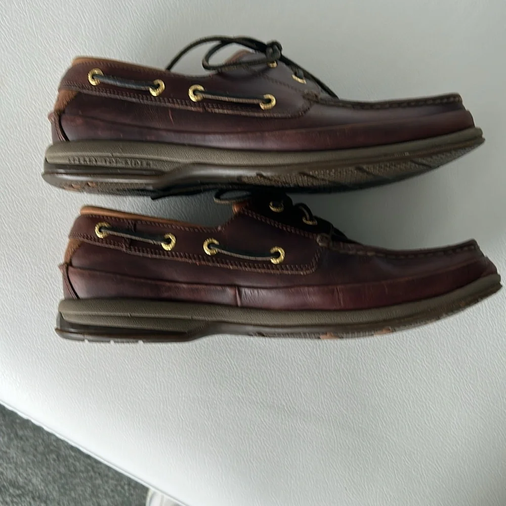 Sperry Topsider Gold Cup Collection Classic Brown Leather Men's Shoes, Size 9